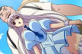 Cosplay cafe waitress needs more money - Hentai pros