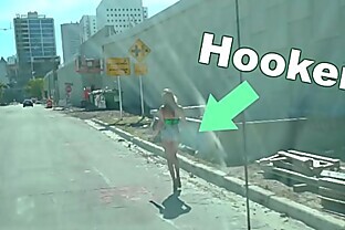 BANGBROS - The Bang Bus Picks Up A Hooker Named Victoria Gracen On The Streets Of Miami