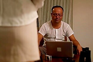 Cheating asian mom hardcore spitroasted