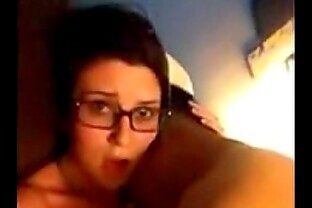 Busty nerd knows how to please her boyfriend