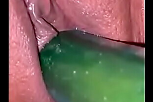 Cucumber fuck