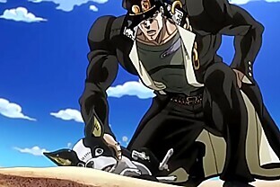 jojo's bizarre adventure stardust crusaders Egypt Arc capitulo 2 (sin censura)