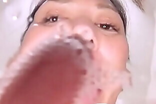 Japanese Asian Tongue Spit Face Nose Licking Sucking Kissing Handjob Fetish - More at