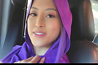 PervArab - Asian Muslim girl Alexia Anders Blows Her BF in Car