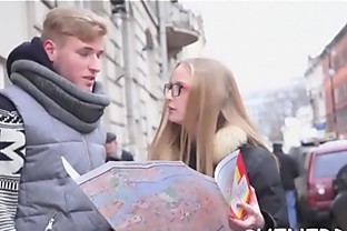Lad teases and bangs a nerd