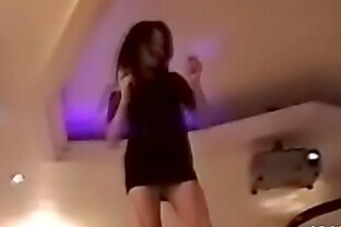 Hot Korean stripper dances the night away