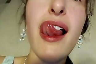 Russian Tight doing Cum swallow