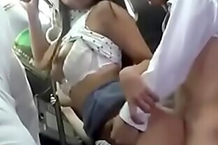 aino kishi Pussyfucking in public train