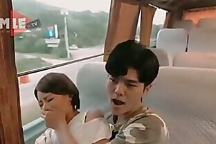 Korean-sex in bus