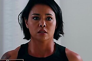 Asian milf (Dana Vespoli) rides inked stud (Small Hands) - Sweet Sinner