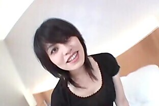 Subtitled pale Japanese unfaithful wife secretly does AV