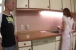 Hikaru Wakabayashi uses her big tits to play with cock