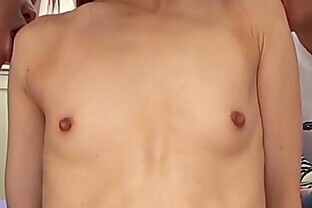 Anna Watase, small tits cutie, pumped in serious modes