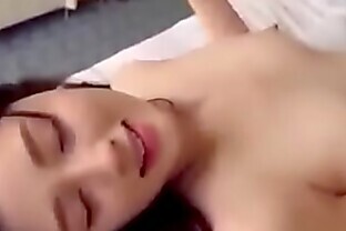 asian Mature with Vibrator Bus