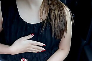 Sexy Teen Pinay Uses Dildo Inside Car In A Mall Parking Lot
