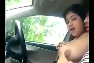 Indian girl fucking in car by bf part--2