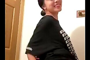 Cute Asian teen with amazing body rubbing part3