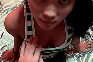 Asian Sucks A White Dick For The First Time