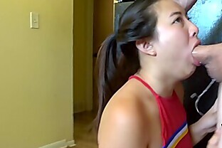 Rough FACEFUCK and fucking her on the kitchen floor @sukisukigirlreal