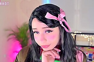 DemonSlayer:Nezuko Fucks with big dick cosplay AliceBong