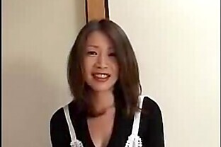 Japanese in Blouse doing Rimjob