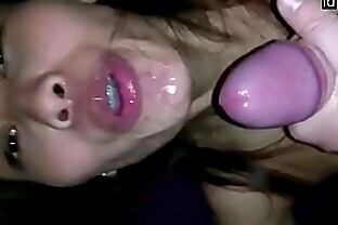 WIndonesia Cutie Swallowing Cum