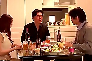 Jav Milf got fucked while husband is sleeping -