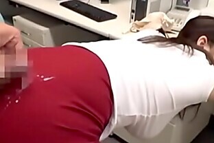 This Is The Record Of Me Sexually Harassing And Bukkake'ing My Female Boss With Massive Tits