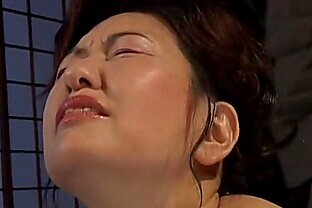 Busty Japanese chick in hot wax BDSM action 6 min