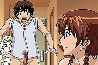 Lesbian Fuck a Big Cock Men For The First Time  Uncensored Hentai 8 min