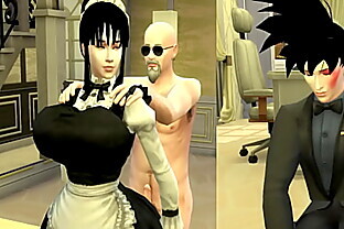 Sirvientas Esclavas Episodio 1 Chichi Milk Hermosa Esposa Contratada por el Jefe de su Marido Goku Acosada Sexualmente Chantajiada Marido Cornudo Netorare Dragon Ball Hentai 19 min