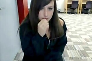 Naughty teen masturbating on webcam  6 min