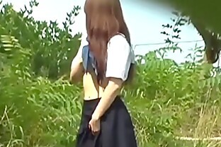 Rubbing asian urinates 10 min