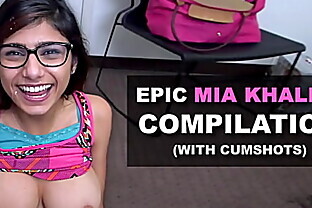 MIA KHALIFA - Epic Compilation (With Cumshots!) How Long Can You Last Before Nutting? 63 min